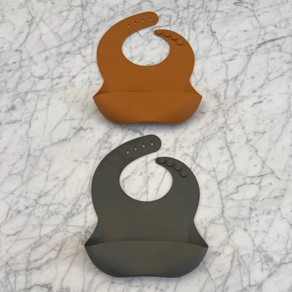 Moonkie Silicone Baby Bibs Set Bundle